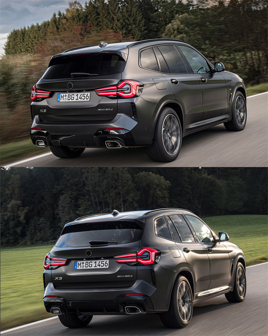 Car Styling For BMW X3 G08 LCI 20 18-2021 LED Dynamic Taillight Rear Fog Lamp Turn Signal Light Highlight Reversing And Brake