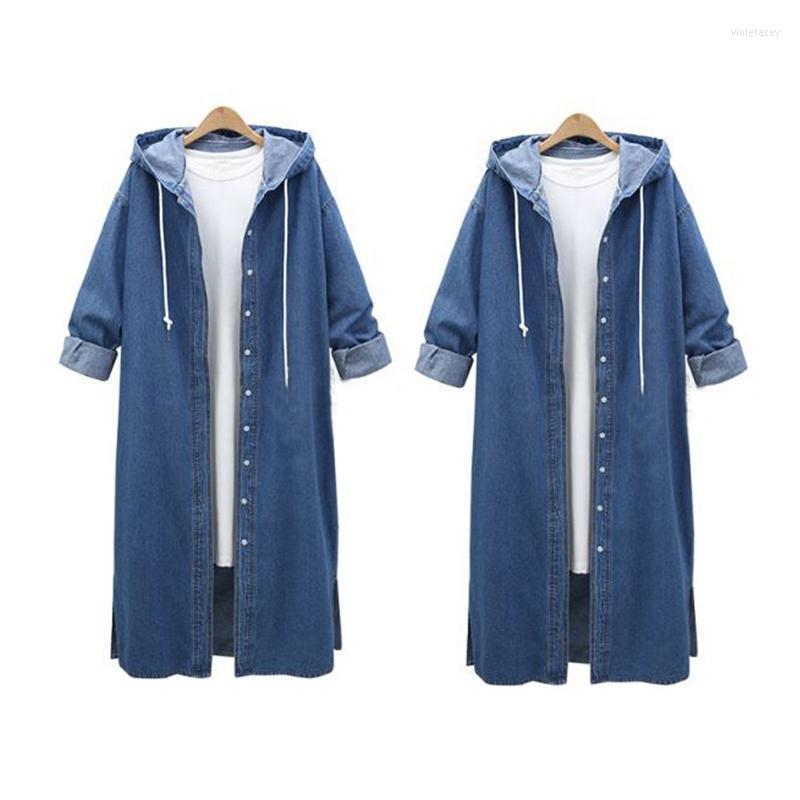 Men's Trench Coats 2 Pcs Women Fashion Loose Long Sleeve Hooded Denim Jacket Coat Ladies Casual Buttons Jean Cardigan Outwear Tops Dark B Vi, Blue
Men's Trench Coats 2 Pcs Women Fashion Loose Long Sleeve Hooded Denim Jacket Coat Ladies Casual Buttons Jean Cardigan Outwear Tops Dark B Vi, Blue