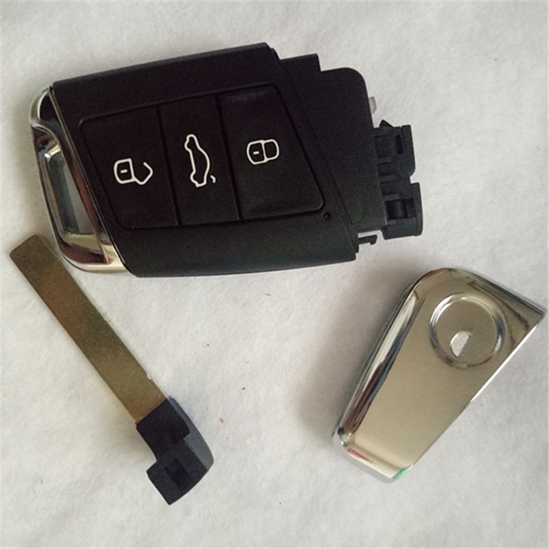 3 Button Smart Remote Car Key Shell Case Cover For Volkswagen VW Passat B8 New Magotan B5 Skoda A7 Variant Insert Blade, Black
3 Button Smart Remote Car Key Shell Case Cover For Volkswagen VW Passat B8 New Magotan B5 Skoda A7 Variant Insert Blade, Black