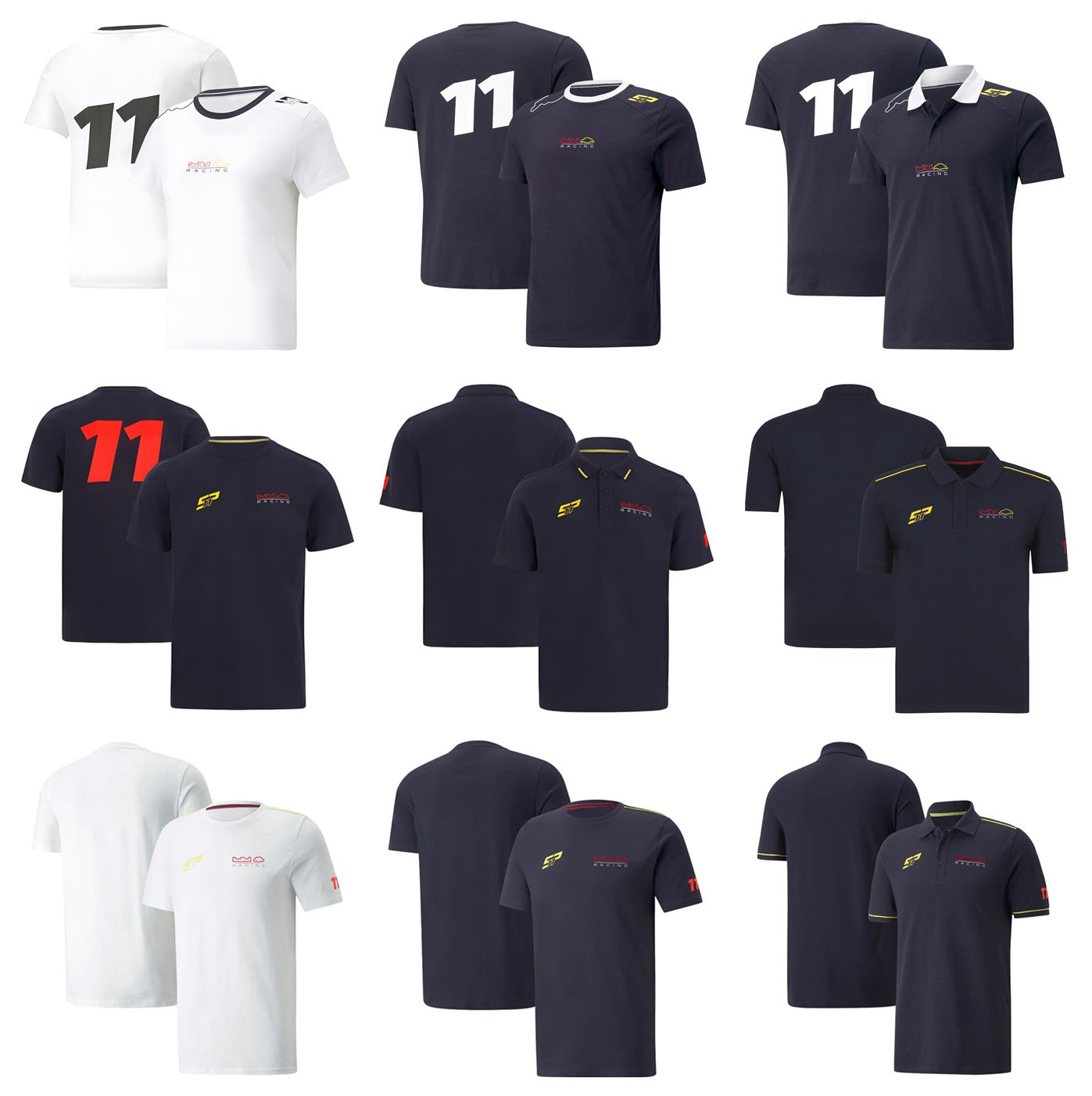 New F1 racing suit men and women lapel team uniform POLO shirt custom racing sports top
New F1 racing suit men and women lapel team uniform POLO shirt custom racing sports top