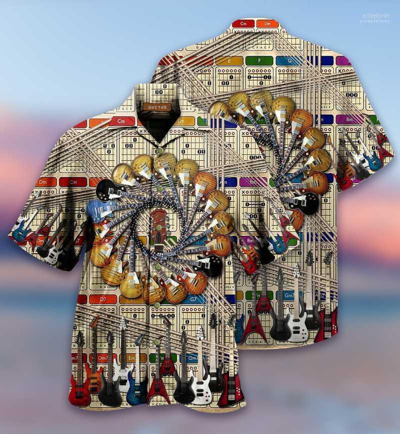 Men' Casual Shirts Guitar Sheet Music Hawaiian Beach Shirt Fashion 3D Customized Logo Printed Short Sleeve Men Clothing Eldd22
Men' Casual Shirts Guitar Sheet Music Hawaiian Beach Shirt Fashion 3D Customized Logo Printed Short Sleeve Men Clothing Eldd22