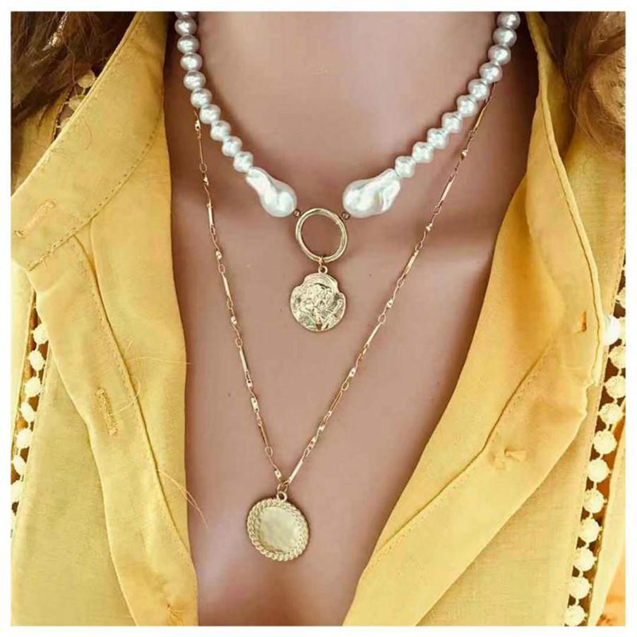 Arcylic Queen Coin Pendant Chain Necklaces Elegant Personalized Vintage Beaded Irregular Pearl Necklaces for Women Party Jewelry282k
Arcylic Queen Coin Pendant Chain Necklaces Elegant Personalized Vintage Beaded Irregular Pearl Necklaces for Women Party Jewelry282k