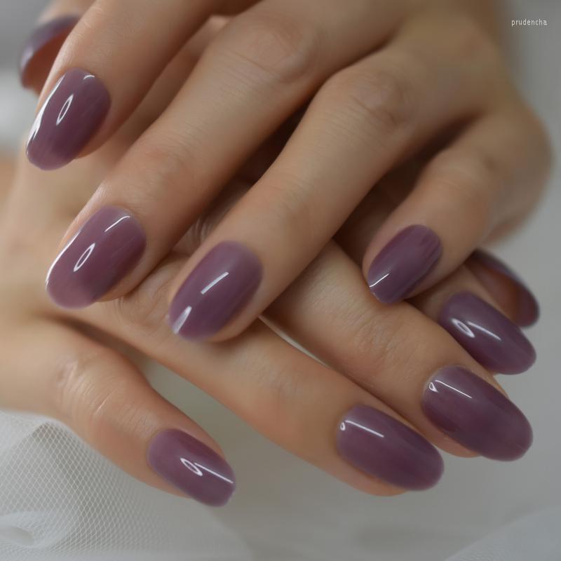 False Nails Short Round Nail Gloss Lustrous Art Daily Wearing Fake Press On With Adhesive Sticker For Women Girls Prud22, L5887
False Nails Short Round Nail Gloss Lustrous Art Daily Wearing Fake Press On With Adhesive Sticker For Women Girls Prud22, L5887