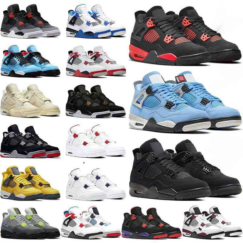 Men Women Basketball Shoes 4 4s Black Cat Wild Things White Oreo Bred Red Thunder Pure Money Trainer Sport Shoe Outdoor Athletic Sneaker, #19
Men Women Basketball Shoes 4 4s Black Cat Wild Things White Oreo Bred Red Thunder Pure Money Trainer Sport Shoe Outdoor Athletic Sneaker, #19