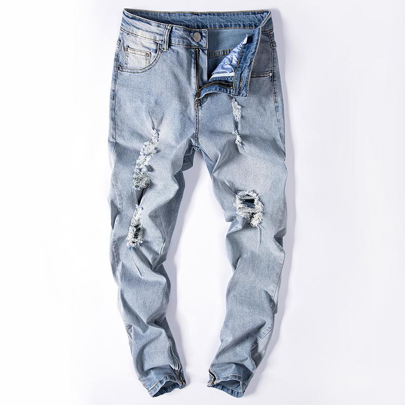 Men's Jeans Street Men's Hole Zipper Slim Big Size Fashion Foot Pants Trend Style JeansMen's, Sky blue
Men's Jeans Street Men's Hole Zipper Slim Big Size Fashion Foot Pants Trend Style JeansMen's, Sky blue