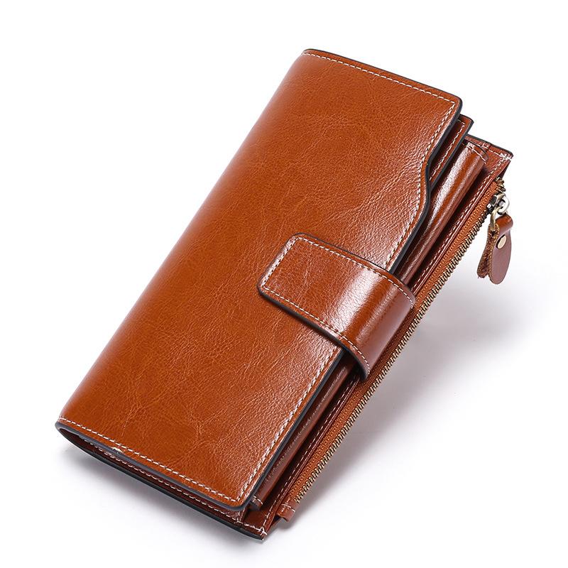 Wallets Genuine Leather Women Wallet Purse Luxury Cowhide Ladies Business Bag Rfid Anti-theft Brush BagWallets, Black
Wallets Genuine Leather Women Wallet Purse Luxury Cowhide Ladies Business Bag Rfid Anti-theft Brush BagWallets, Black