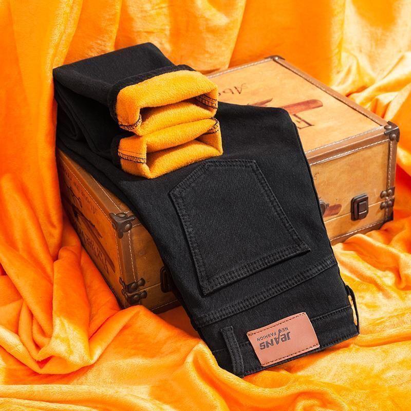 Men's Jeans Autumn And Winter Men's Warm Slim Business Fashion Thick Denim Trousers Fleece Stretch Brand Pants Black BlueMen's
Men's Jeans Autumn And Winter Men's Warm Slim Business Fashion Thick Denim Trousers Fleece Stretch Brand Pants Black BlueMen's