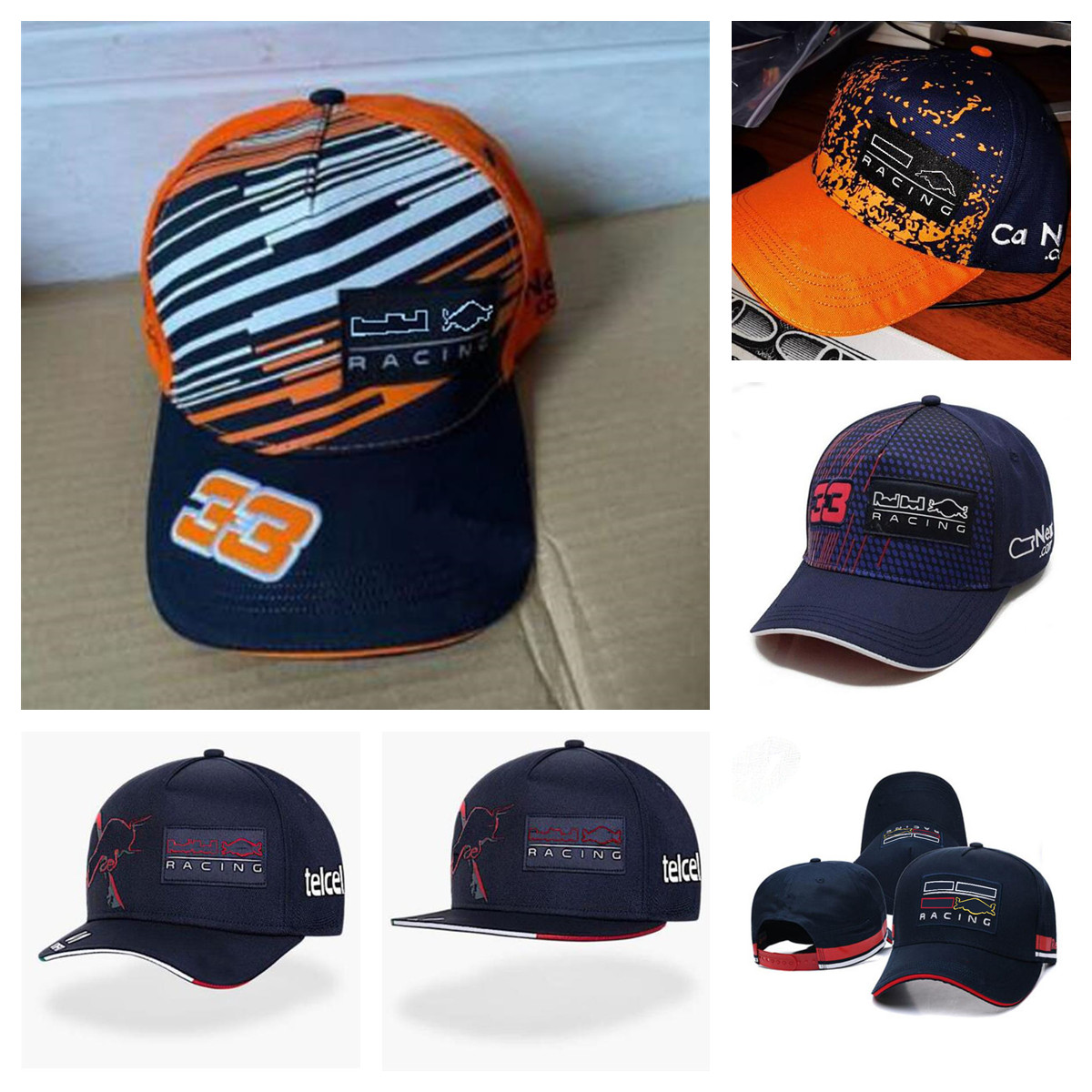 F1 Formula One racing hat summer team sun hat embroidered logo baseball cap spot sale
F1 Formula One racing hat summer team sun hat embroidered logo baseball cap spot sale