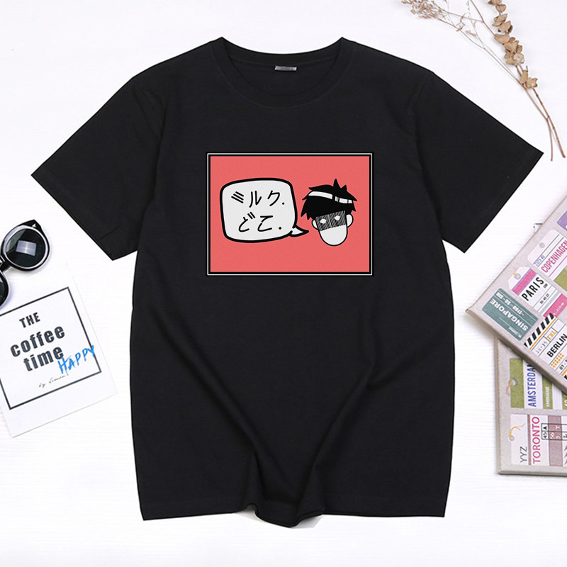 Mob Psycho 100 Anime Printed T Shirt Shigeo Kageyama Running Graphic Tops Women Men Harajuku Manga Clothing Summer Casual Tees 220607