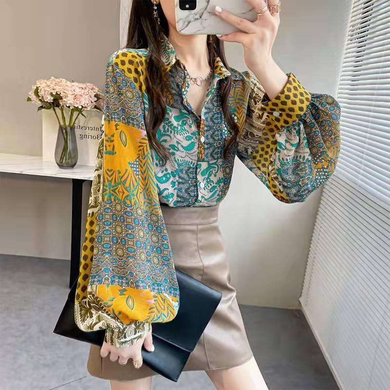 Women' Blouses & Shirts Store Fashion Printed Lapel Lantern Sleeve Loose Chiffon Blouse Button Commute Long Tops Plus Size Casual Women Clo, Pink
Women' Blouses & Shirts Store Fashion Printed Lapel Lantern Sleeve Loose Chiffon Blouse Button Commute Long Tops Plus Size Casual Women Clo, Pink