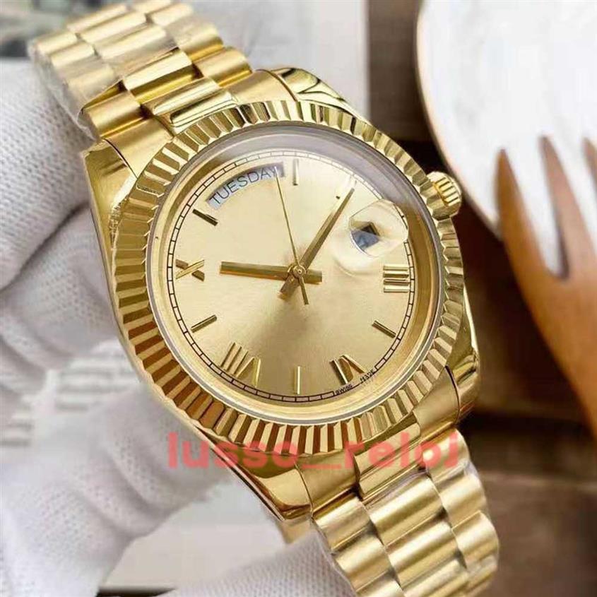 2021 Classic Men Mens GOLD DAYDATE Presidential V5L Automatic Watches Mechanical Movement Watch Sapphire Two-tone Bracelet Master 320S, Box
2021 Classic Men Mens GOLD DAYDATE Presidential V5L Automatic Watches Mechanical Movement Watch Sapphire Two-tone Bracelet Master 320S, Box