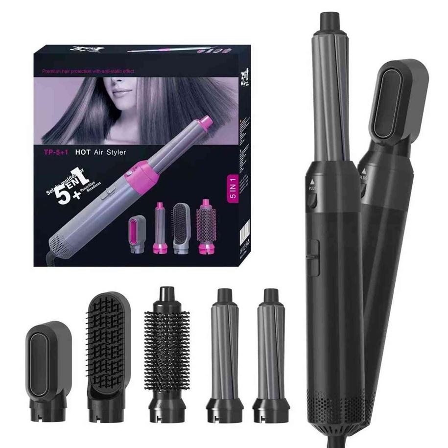 Hair Bryer Brush 5 in 1 Electric Blow Dryer Comb Air Brush Multi Function Hair Curling Iron Barber Curly Iron Styling Tool H112619
Hair Bryer Brush 5 in 1 Electric Blow Dryer Comb Air Brush Multi Function Hair Curling Iron Barber Curly Iron Styling Tool H112619