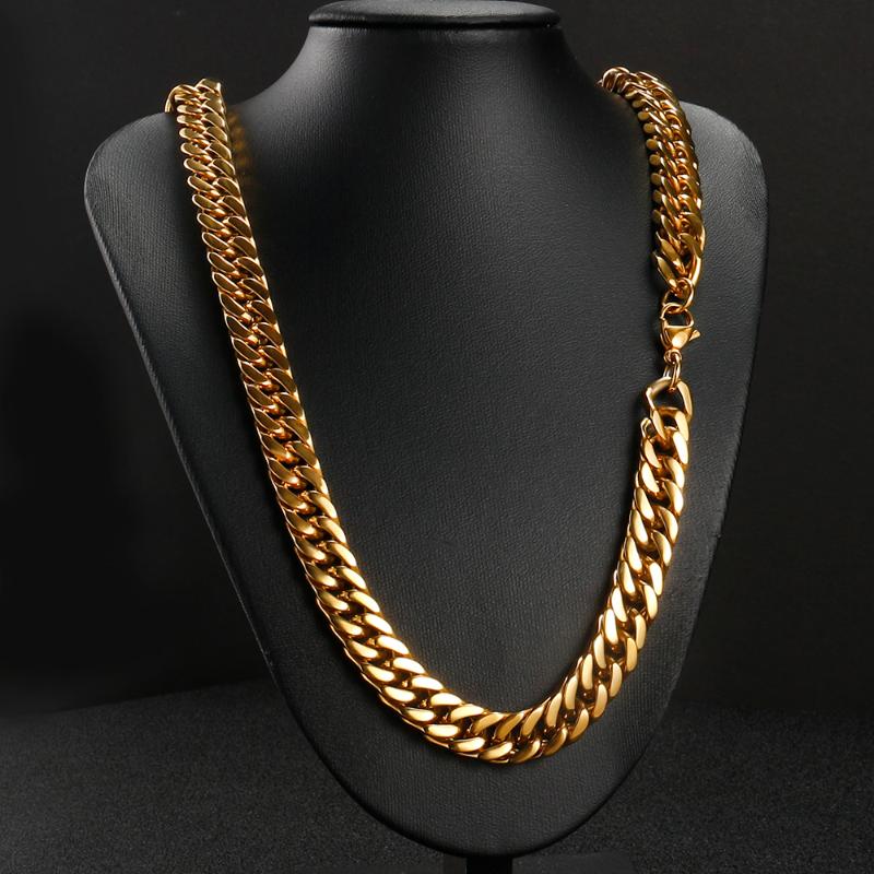 Pendant Necklaces Hip Hop Cuban Chains For Women Men 316L Stainless Steel Gold/Silver Necklace Fashion Jewelry Accessories Friends GiftPenda
Pendant Necklaces Hip Hop Cuban Chains For Women Men 316L Stainless Steel Gold/Silver Necklace Fashion Jewelry Accessories Friends GiftPenda