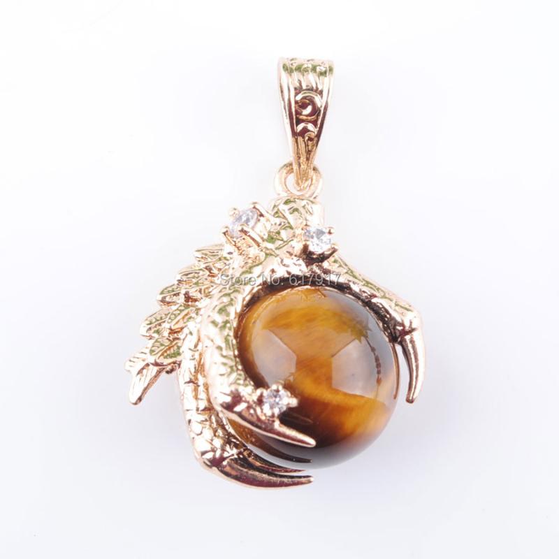 Pendant Necklaces Natural Tigers Eye Stone Round Ball Bead Dragon Claw Crystal Reiki Chakra Pendulum Necklace 18" Jewelry TN3093Pendant
Pendant Necklaces Natural Tigers Eye Stone Round Ball Bead Dragon Claw Crystal Reiki Chakra Pendulum Necklace 18" Jewelry TN3093Pendant