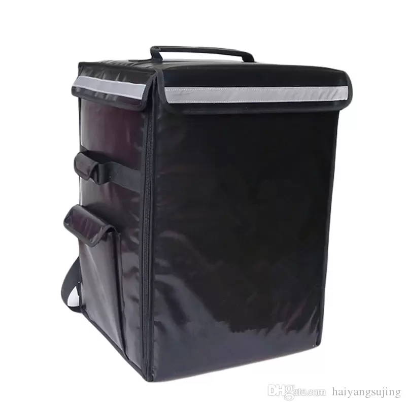 69L pizza takeaway food insulated bag large double shoulder ice bags refrigerator freezer waterproof backpack suitcase package picnic box