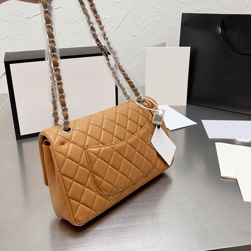 22P Womens Lambskin Classic Double Flap Rectangular Bags Quilted Gold /Silver Hardware Chain Crossbody Shoulder Purse Ladies Message Tote Ha, Box
22P Womens Lambskin Classic Double Flap Rectangular Bags Quilted Gold /Silver Hardware Chain Crossbody Shoulder Purse Ladies Message Tote Ha, Box
