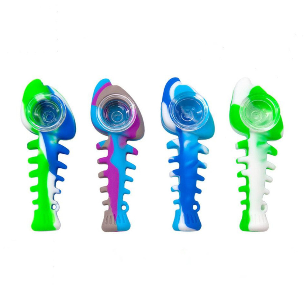 fish bone glass waterpipe hand pipe for wholesale tobacco pipe with glass bowl silicone hand pipe for herb
fish bone glass waterpipe hand pipe for wholesale tobacco pipe with glass bowl silicone hand pipe for herb