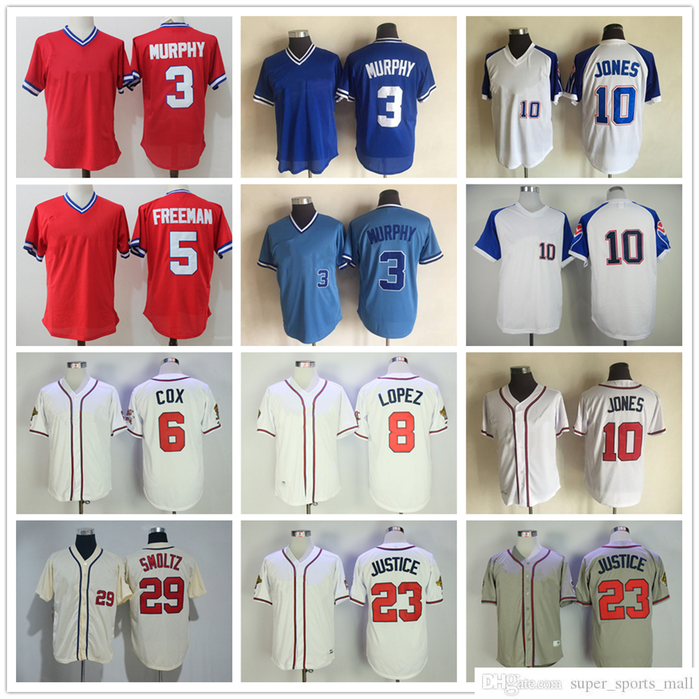 Vintage College Baseball Wears Jersey 6 Bobby Cox 3 Dale Murphy 5 Freddie Freeman 8 Javy Lopez 10 Chipper Jones 23 David Justice 29 Smoltz 1955 Retro Baseball jersey, As picture
Vintage College Baseball Wears Jersey 6 Bobby Cox 3 Dale Murphy 5 Freddie Freeman 8 Javy Lopez 10 Chipper Jones 23 David Justice 29 Smoltz 1955 Retro Baseball jersey, As picture