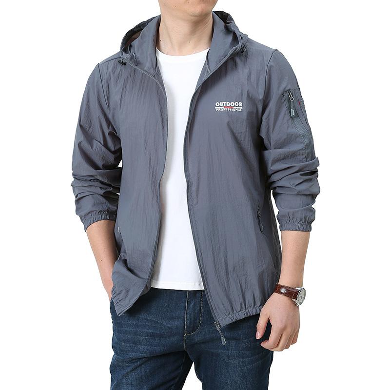 Men's Jackets Thin Hooded Waterproof Jacket Men Sun-Protective Outwear Zipper Oversized Coat Casual Windbreaker Casaco MasculinoMen's Men'sM, Black
Men's Jackets Thin Hooded Waterproof Jacket Men Sun-Protective Outwear Zipper Oversized Coat Casual Windbreaker Casaco MasculinoMen's Men'sM, Black