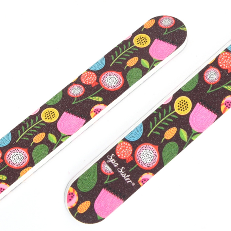 EVA Nail File Buffer Sanding Washable Manicure Tool Nail Art Polish Sandpaper Strip Bar Polishing
