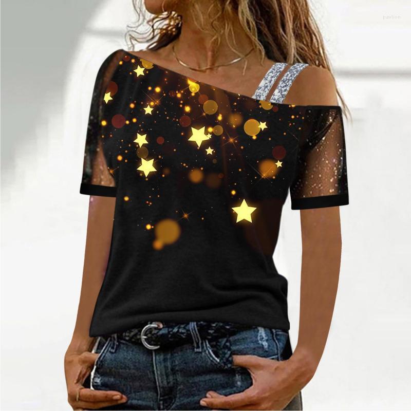 Women' Blouses & Shirts Women 2022 Summer Casual Sequin Print Mesh Short Sleeve Cold Shoulder Loose Splice Blouse Ladies TopsWomen, White
Women' Blouses & Shirts Women 2022 Summer Casual Sequin Print Mesh Short Sleeve Cold Shoulder Loose Splice Blouse Ladies TopsWomen, White