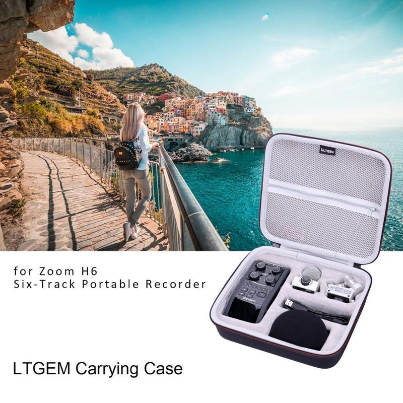 LTGEM EVA Waterproof Shockproof Hard Case for Zoom H6 Six-Track Portable Recorder 220509