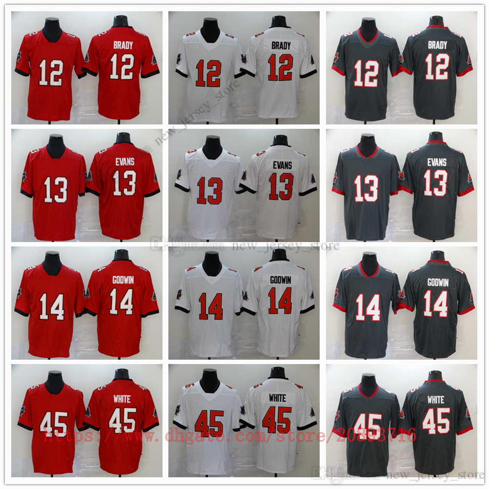 Movie College Football Wear Jerseys Stitched 12 TomBrady 13 MikeEvans 14 ChrisGodwin 45 DevinWhite Breathable Sport High Quality Man, As picture (with team logo)
Movie College Football Wear Jerseys Stitched 12 TomBrady 13 MikeEvans 14 ChrisGodwin 45 DevinWhite Breathable Sport High Quality Man, As picture (with team logo)