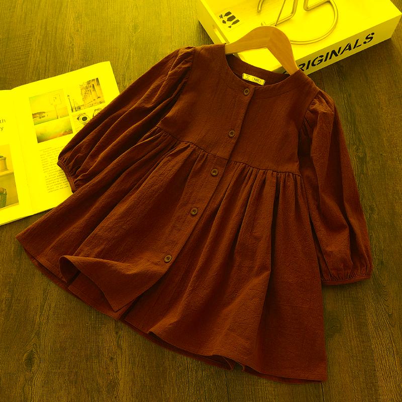 Girl's Dresses Girls Solid Casual For Kids Girl Long Sleeve Spring Princess Costume Autumn Holiday Children Button Cute VestidosGirl's, Az2546red
Girl's Dresses Girls Solid Casual For Kids Girl Long Sleeve Spring Princess Costume Autumn Holiday Children Button Cute VestidosGirl's, Az2546red