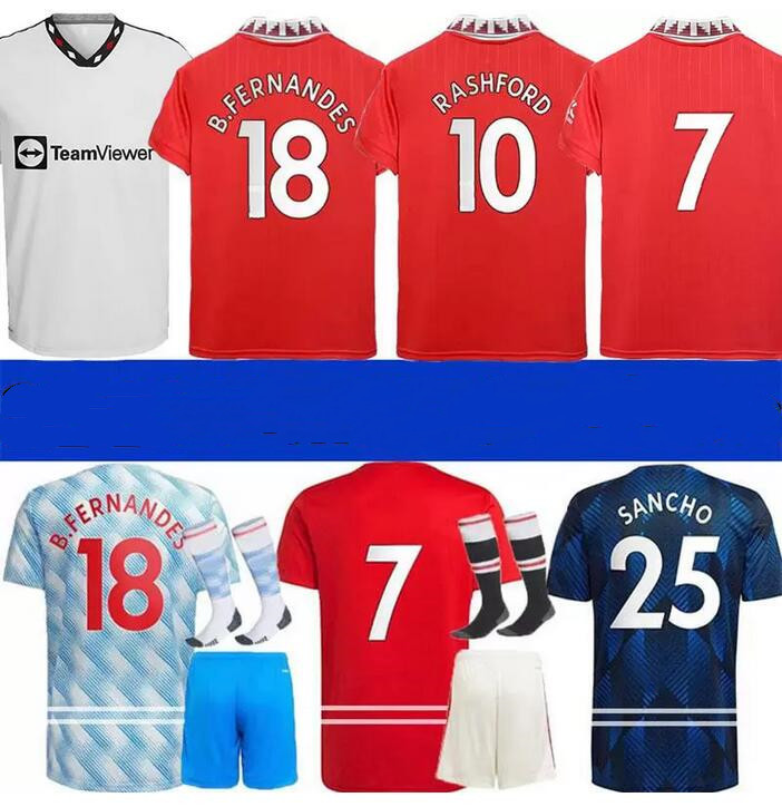 21 22 23 UTD Soccer Jerseys Ronaldo Manchester BRUNO FERNANDES United SANCHO McTominay RASHFORD 2022 2023 POGBA football shirt men kids kit set
21 22 23 UTD Soccer Jerseys Ronaldo Manchester BRUNO FERNANDES United SANCHO McTominay RASHFORD 2022 2023 POGBA football shirt men kids kit set