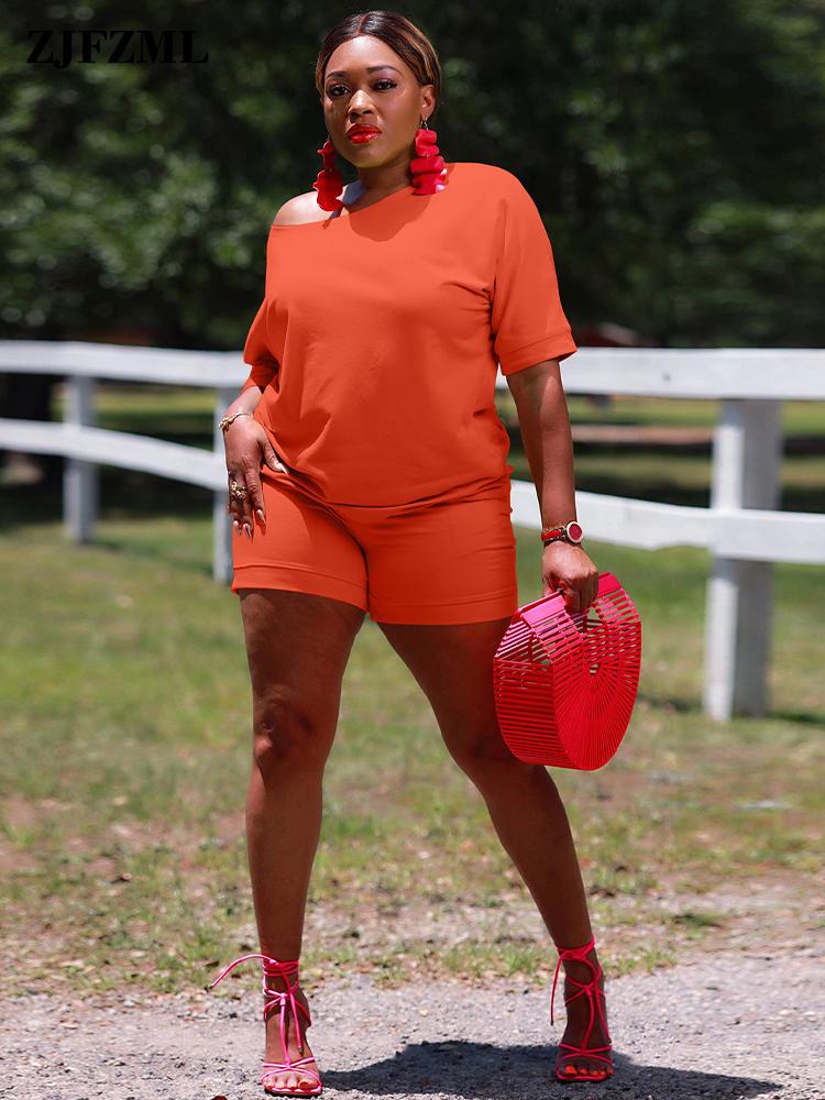 Women' Tracksuits Concise Refreshing Two Piece Sets Summer Hipster One Shoulder Three Quarter Sleeve T-shirt Harajuku Elastic Short Streetw, Black
Women' Tracksuits Concise Refreshing Two Piece Sets Summer Hipster One Shoulder Three Quarter Sleeve T-shirt Harajuku Elastic Short Streetw, Black