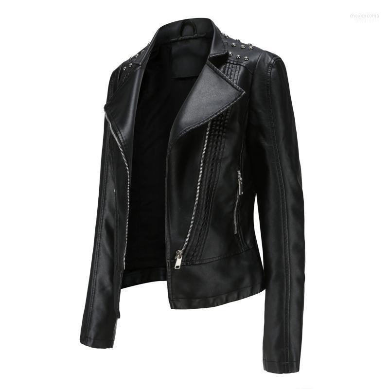 Women's Jackets 2022 Fashion Leather Jacket Bright Colors Black Motorcycle Coat Short Faux Biker Cool Female
Women's Jackets 2022 Fashion Leather Jacket Bright Colors Black Motorcycle Coat Short Faux Biker Cool Female