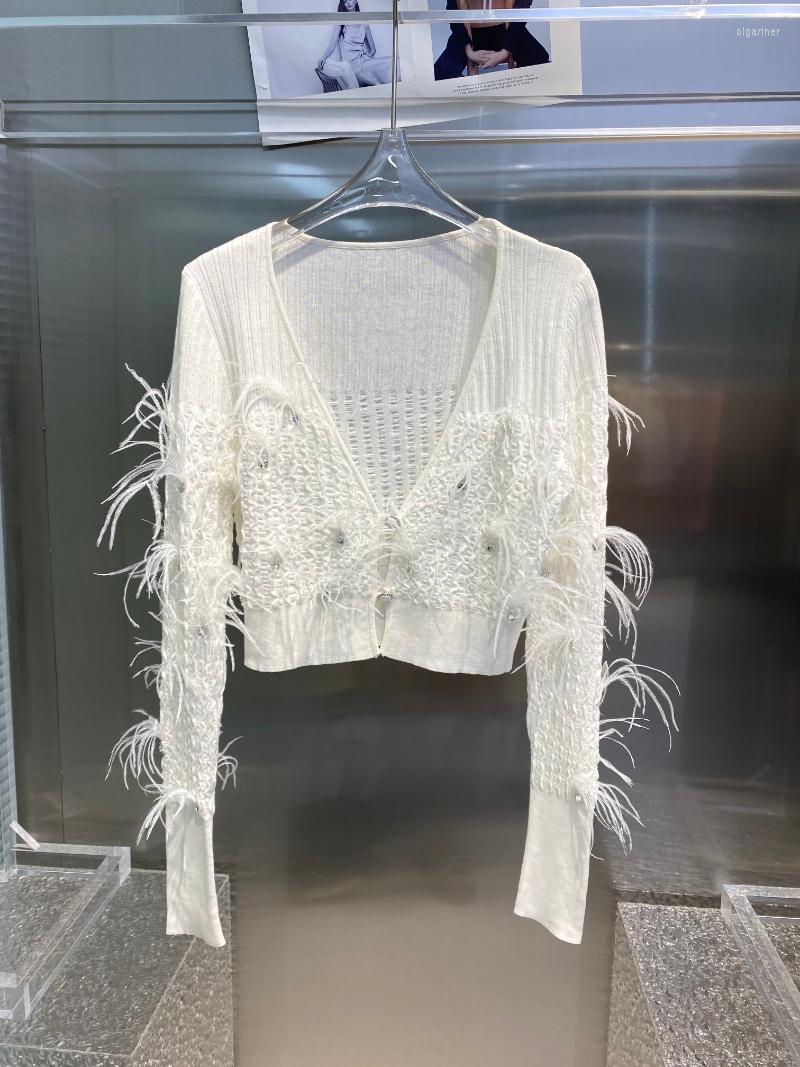 Women' Knits & Tees Women Fashion Long-sleeved Sexy Feather Knitted Light Cardigan 0627Women' Olga22
Women' Knits & Tees Women Fashion Long-sleeved Sexy Feather Knitted Light Cardigan 0627Women' Olga22