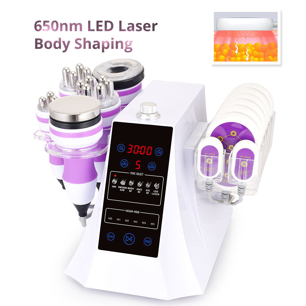 Liposuction body shaping system ultrasonic vacuum RF weight loss lipo laser slimming beauty machine