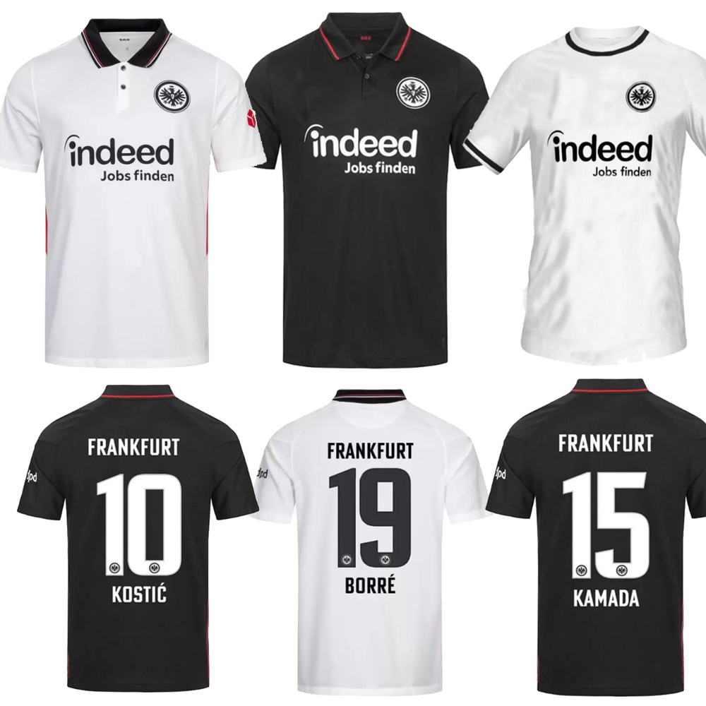 21/22/23 Frankfurt Soccer Jersey final Version SOW Borre KOSTIC HAUGE Younes HASEBE KAMADA Mens Home Black Away White Football Shirt, 2122 black
21/22/23 Frankfurt Soccer Jersey final Version SOW Borre KOSTIC HAUGE Younes HASEBE KAMADA Mens Home Black Away White Football Shirt, 2122 black