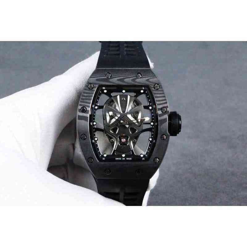 uxury watch Date Luxury Mens Mechanics Watch Richa Wristwatches Rm052 Animation Adds Thriller Black Irregular Textured Carbon Fiber Case Titanium, As picture
uxury watch Date Luxury Mens Mechanics Watch Richa Wristwatches Rm052 Animation Adds Thriller Black Irregular Textured Carbon Fiber Case Titanium, As picture