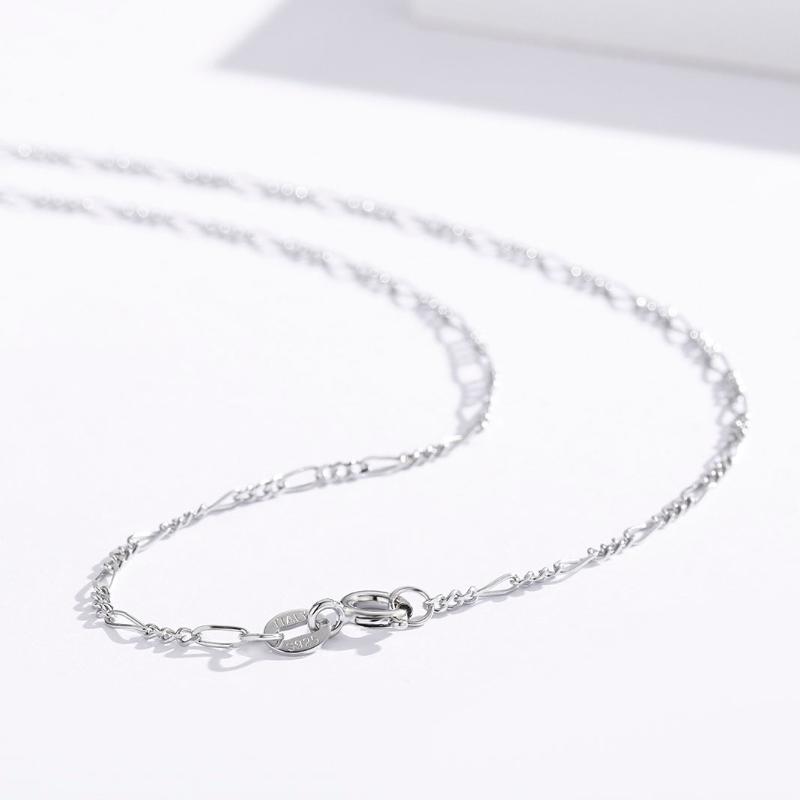 Chains 35-80cm 1.4mm Thin 925 Sterling Silver Figaro Chain Necklace Women Girl Boy Kids Italy Jewelry Kolye Collares Sieraden ColierChains
Chains 35-80cm 1.4mm Thin 925 Sterling Silver Figaro Chain Necklace Women Girl Boy Kids Italy Jewelry Kolye Collares Sieraden ColierChains