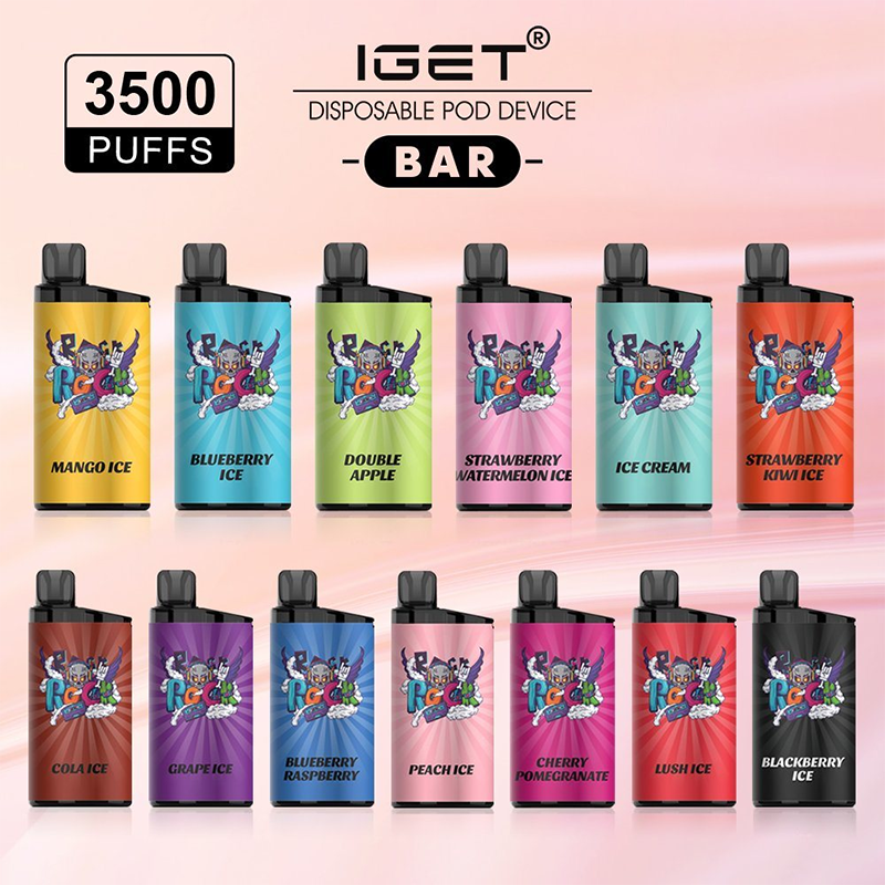 Original Iget Bar Disposable E Cigarette Pod Device 3500 Puffs Box Design 12ml Prefilled Vape Pen Stick for Aulstralia USA IGET KING LEGEND IN STOCK
Original Iget Bar Disposable E Cigarette Pod Device 3500 Puffs Box Design 12ml Prefilled Vape Pen Stick for Aulstralia USA IGET KING LEGEND IN STOCK