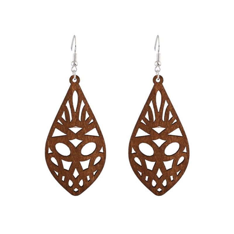 Dangle & Chandelier Aztec Cutout Teardrop Wood Earrings For Women Fashion Trim Natural Wooden Jewelry Wholesale
Dangle & Chandelier Aztec Cutout Teardrop Wood Earrings For Women Fashion Trim Natural Wooden Jewelry Wholesale