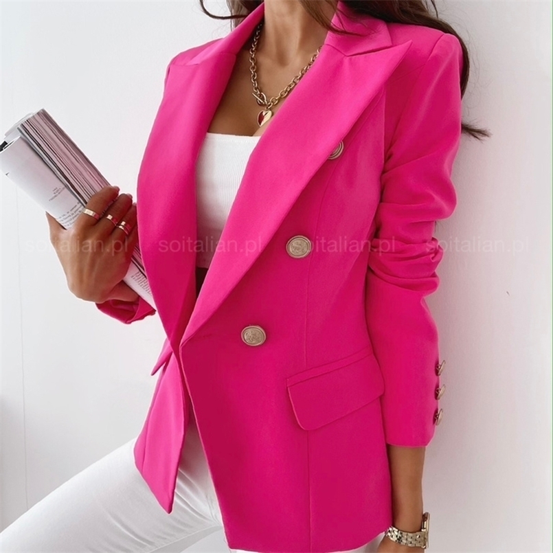 onepiece Women Coat Blazer Female Autumn winter long sleeve double breasted Plaid printed suit jacket Casual 220811, Khaki
onepiece Women Coat Blazer Female Autumn winter long sleeve double breasted Plaid printed suit jacket Casual 220811, Khaki