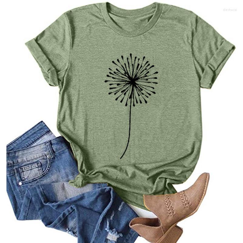 Women's T-Shirt Women Dandelion Print Tee Shirts Casual Short Sleeves O-neck Loose Streetwear Graphic T Shirt Femme Camisetas De Mujer, Deep gray
Women's T-Shirt Women Dandelion Print Tee Shirts Casual Short Sleeves O-neck Loose Streetwear Graphic T Shirt Femme Camisetas De Mujer, Deep gray