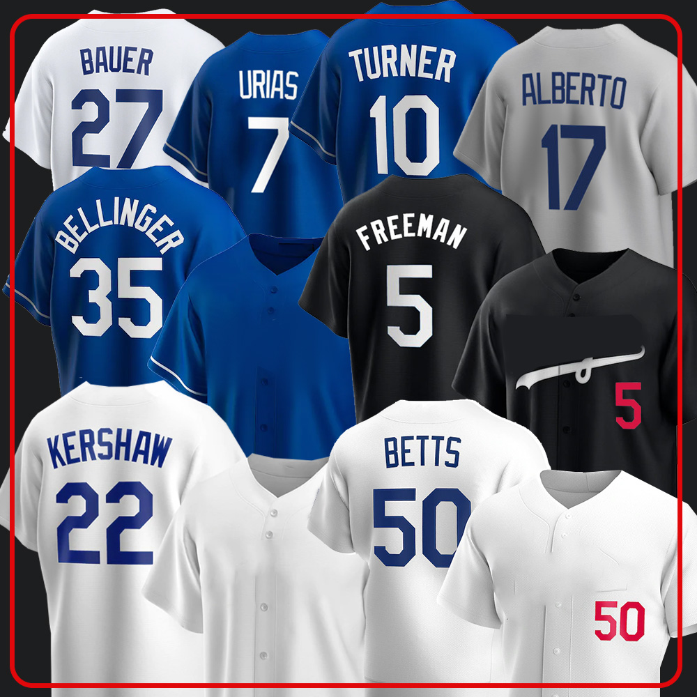 50 Mookie Betts 22 Clayton Kershaw Dodgers Baseball Jerseys 5 Freddie Freeman Cody Bellinger ulio Urias Justin Turner Walker Buehler Smith Hanser Alberto, Men(dao qi)
50 Mookie Betts 22 Clayton Kershaw Dodgers Baseball Jerseys 5 Freddie Freeman Cody Bellinger ulio Urias Justin Turner Walker Buehler Smith Hanser Alberto, Men(dao qi)