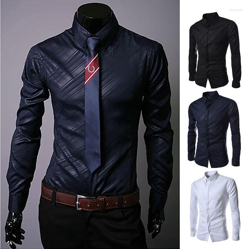 Men's Dress Shirts Mens Twill Print Shirt Formal Casual Long Sleeve Slim Lapel Blouse TopMen's Vere22, Navy blue
Men's Dress Shirts Mens Twill Print Shirt Formal Casual Long Sleeve Slim Lapel Blouse TopMen's Vere22, Navy blue