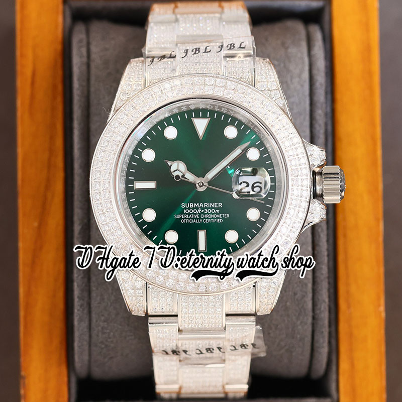 2022 SF b116613 w126610 2813 Automatic Mechanical Mens Watch s116610 Green Dial Double Row Diamond Bezel Iced Out Paved Diamond 316L Steel Bracelet Eternity Watches, Watch waterproof cost
2022 SF b116613 w126610 2813 Automatic Mechanical Mens Watch s116610 Green Dial Double Row Diamond Bezel Iced Out Paved Diamond 316L Steel Bracelet Eternity Watches, Watch waterproof cost