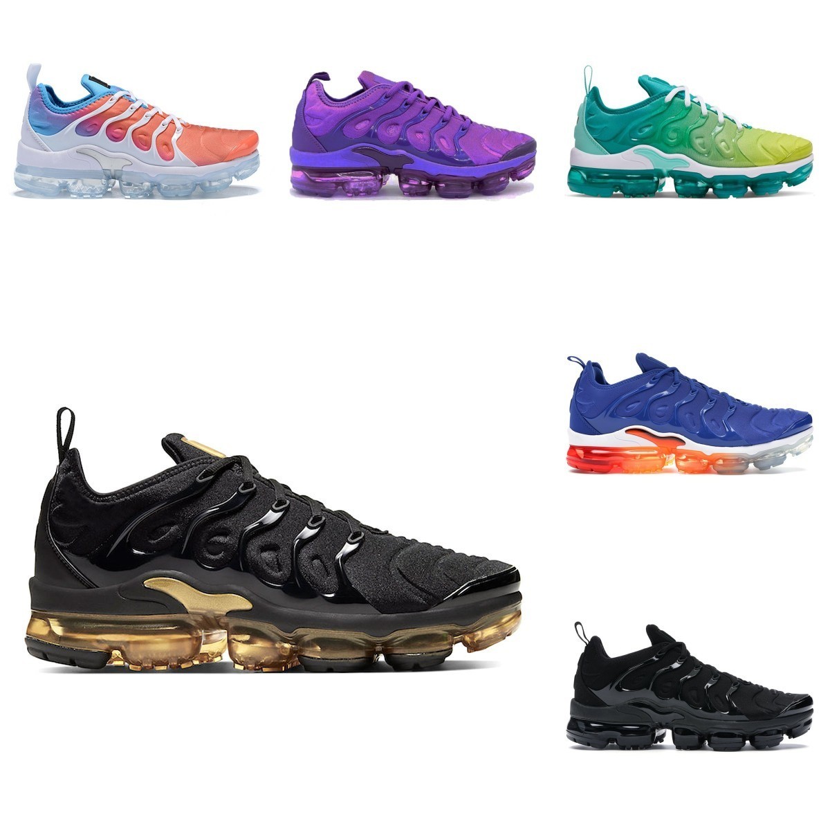 Men Women Tn Plus Running Shoes Triple Black White Psychic Airs Pink Pure Platinum Summer Gradient Grape Sunset Metallic Gold Mens Trainers Outdoor S007, S1
Men Women Tn Plus Running Shoes Triple Black White Psychic Airs Pink Pure Platinum Summer Gradient Grape Sunset Metallic Gold Mens Trainers Outdoor S007, S1