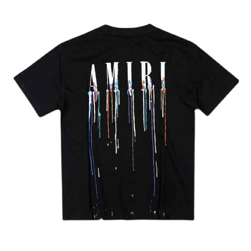 Designer t Shirts Oversized Amirss Splash Printing 2022 Fashion Brand Casual Pure Cotton Short Sleeve Men' Design Sense Niche Loose and Versatile T-shirt Trend, Black
Designer t Shirts Oversized Amirss Splash Printing 2022 Fashion Brand Casual Pure Cotton Short Sleeve Men' Design Sense Niche Loose and Versatile T-shirt Trend, Black
