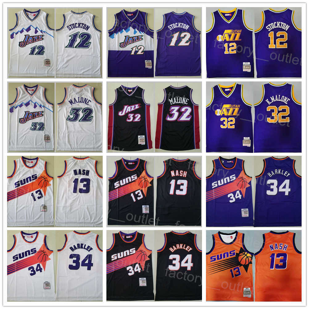 Mitchell and Ness Basketball Retro Charles Barkley Jersey 34 Vintage Steve Nash 13 John Stockton 12 Karl Malone 32 Black Pu''nba''jerseys
Mitchell and Ness Basketball Retro Charles Barkley Jersey 34 Vintage Steve Nash 13 John Stockton 12 Karl Malone 32 Black Pu''nba''jerseys