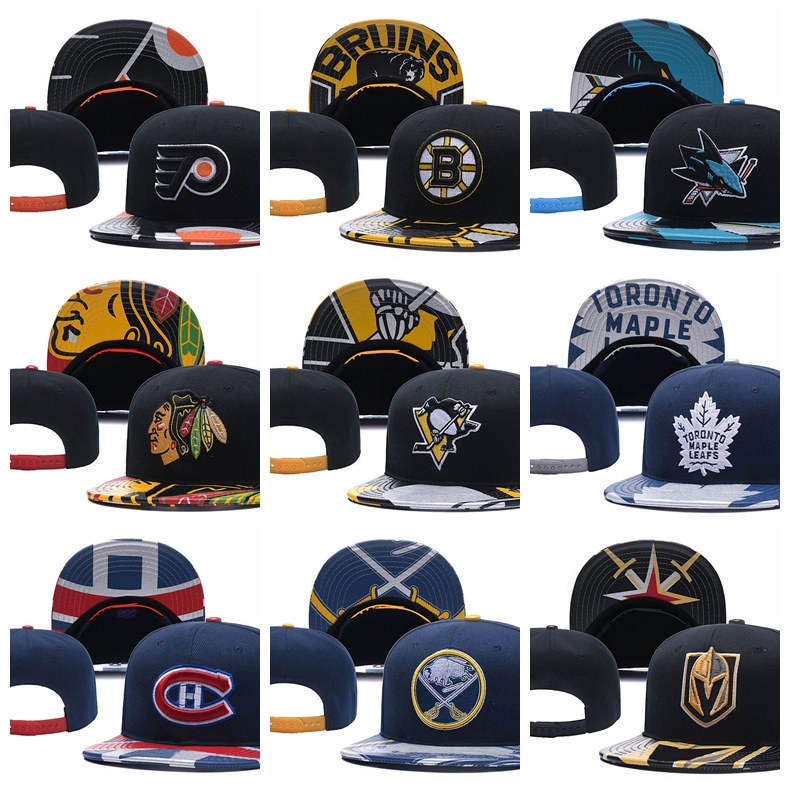 Penguins Maple Leafs Baseball Caps Sharks Bruins Canadiens Blackhawks Golden Knights Blues Islanders toucas gorros Cool Bboy Hip-hop men women Snapback Hats
Penguins Maple Leafs Baseball Caps Sharks Bruins Canadiens Blackhawks Golden Knights Blues Islanders toucas gorros Cool Bboy Hip-hop men women Snapback Hats
