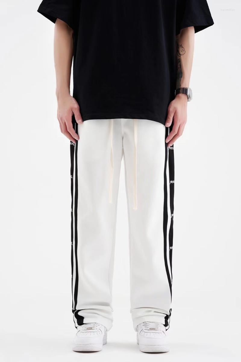 Men's Pants Color Match Side Striped Letter Embroidery Drawsring Casual Track Male And Female Straight Hip Hop Loose TrousersMen's Naom22, Black
Men's Pants Color Match Side Striped Letter Embroidery Drawsring Casual Track Male And Female Straight Hip Hop Loose TrousersMen's Naom22, Black