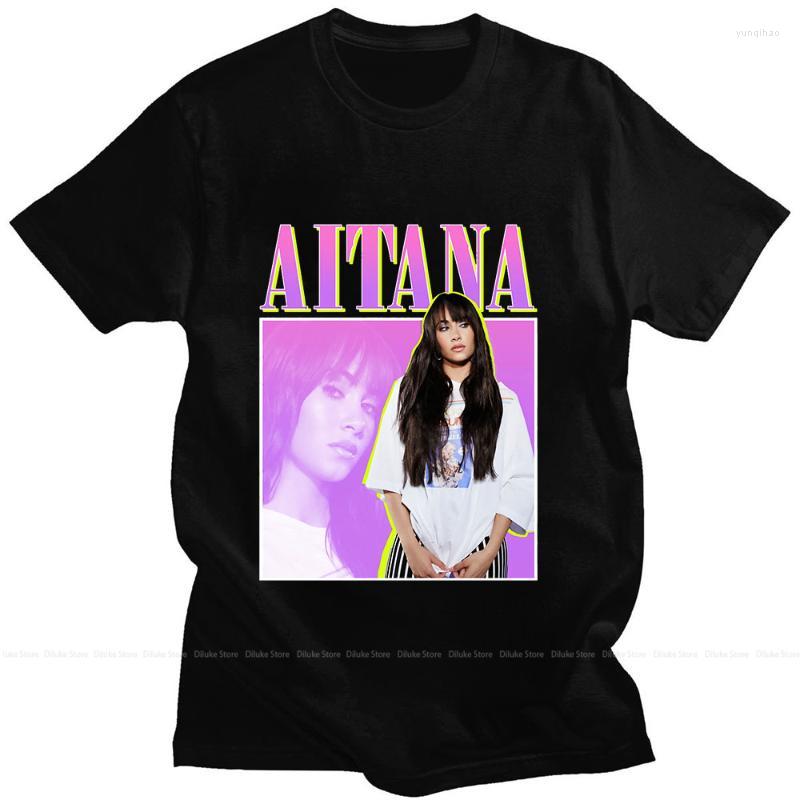 Men' T Shirts Aitana Ocana Singer 2022 Rapper Print Summer Short Sleeve Thin Quality Cotton Loose Casual Sports Comfortable Woman T-shirt, Black
Men' T Shirts Aitana Ocana Singer 2022 Rapper Print Summer Short Sleeve Thin Quality Cotton Loose Casual Sports Comfortable Woman T-shirt, Black