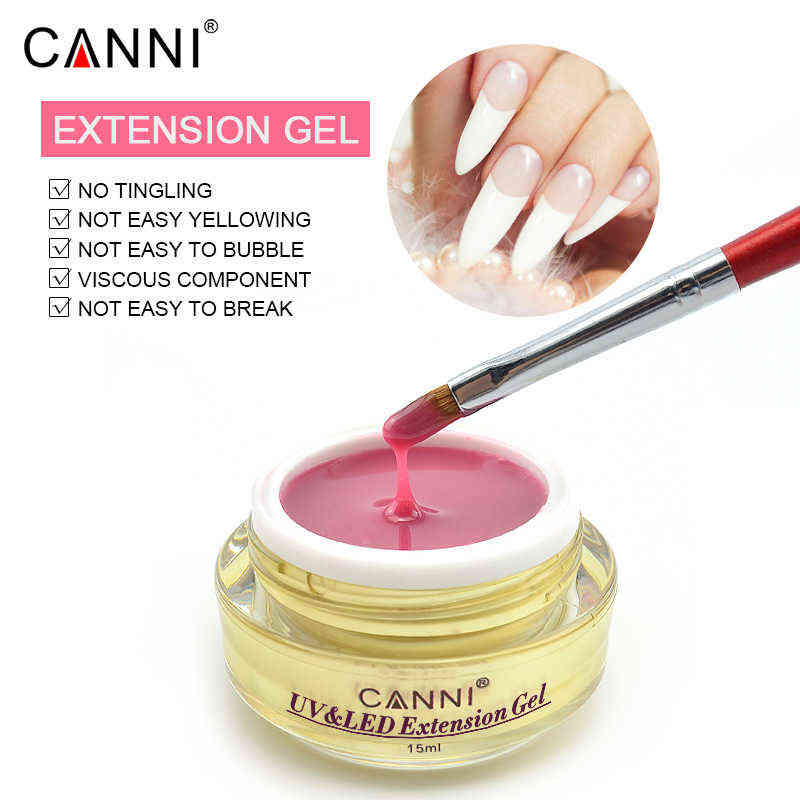 NXY Nail Gel Canni Builder Extension Jelly Uv Led Full Coverage Pink Clear Art Camouflage Self Level Soft Polish 0328